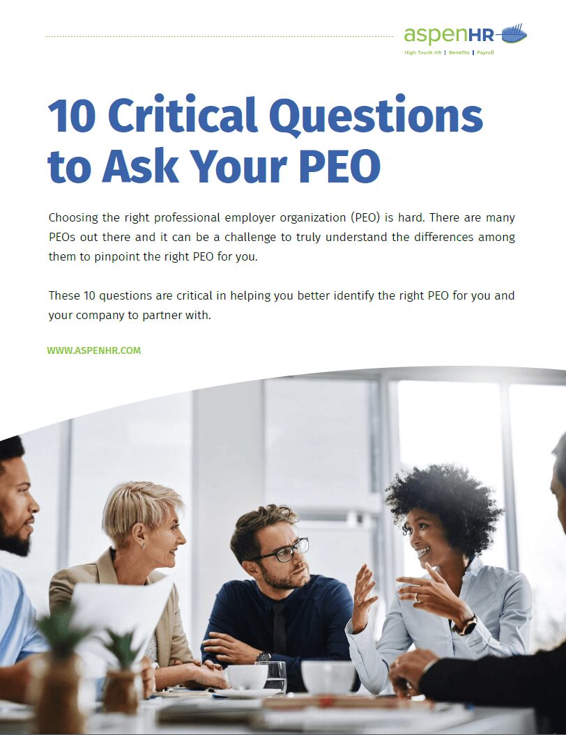 10 Critical Questions to Ask Your PEO Download