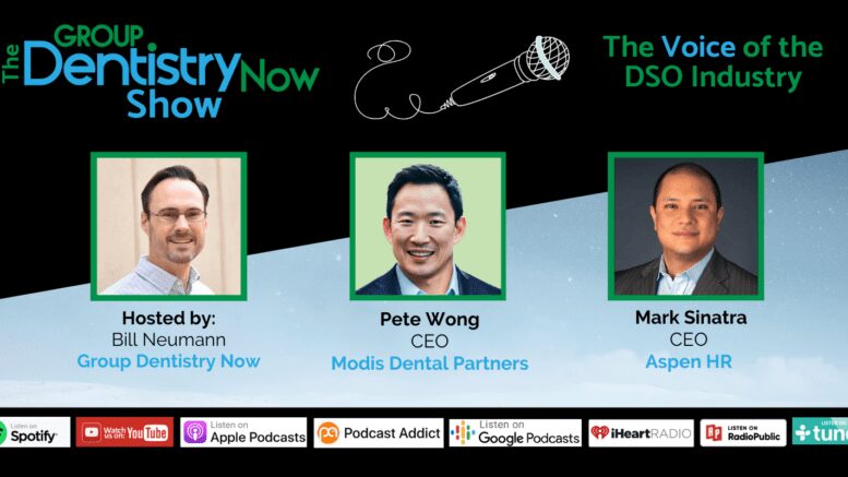 The Voice Of The DSO Industry: Aspen HR CEO Mark Sinatra Featured on The Group Dentistry Now Show